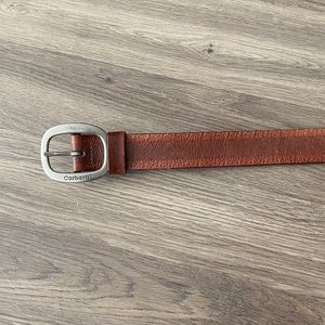 Carhartt brown leather belt